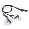 Dryland Cord with Hand Paddles, Swimming Arm Strength Trainer, Training Equipment, Swimming Exercise Bands, Stretch Powercord, Fitness Bands, White view 2