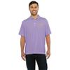 Vantage Apparel Men's College Moisture Wicking Premium Stretch Fit Striped Polo, LSU Tigers, Purple, X-Large view 1