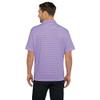 Vantage Apparel Men's College Moisture Wicking Premium Stretch Fit Striped Polo, LSU Tigers, Purple, X-Large view 2