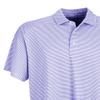 Vantage Apparel Men's College Moisture Wicking Premium Stretch Fit Striped Polo, LSU Tigers, Purple, X-Large view 4