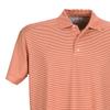 Vantage Apparel Men's College Moisture Wicking Premium Stretch Fit Striped Polo, Virginia Tech Hokies, Orange, Small view 4