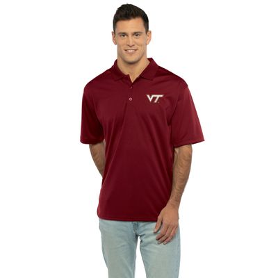Vantage Apparel Men's Collegiate Premium Moisture Wicking Team Color Icon Polo, Virginia Tech Hokies, 4X-Large
