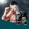 SPALL PRO US Boxing Training Set - Synthetic Leather Boxing Gloves with Focus Pad Boxing Mitts, MMA Training with Punch Gloves MMA Boxing Mitts for Kids Adults, Born to Fight (Black, 12OZ) view 2