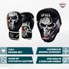 SPALL PRO US Boxing Training Set - Synthetic Leather Boxing Gloves with Focus Pad Boxing Mitts, MMA Training with Punch Gloves MMA Boxing Mitts for Kids Adults, Born to Fight (Black, 12OZ) view 3
