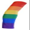 Sports Farm NEW! Moisture Wicking Compression Arm Sleeve (Rainbow, Youth Large) view 1