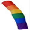 Sports Farm NEW! Moisture Wicking Compression Arm Sleeve (Rainbow, Youth Large) view 2