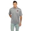 Vantage Apparel Men's College Moisture Wicking Premium Stretch Fit Striped Polo, Arkansas Razorbacks, Gray, XX-Large view 1