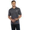 Vantage Apparel Men's Collegiate Premium Moisture Wicking Dark Gray Icon Polo, Mississippi State Bulldogs, Gray, Large view 1