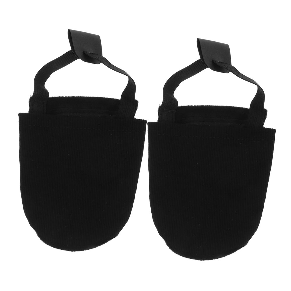 NAMOARLY 3pairs Wear-Resist Bowling Slider Unisex Boys and Girls Bowling Shoe Covers Black Slide for Boys and Girls