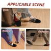 NAMOARLY 3pairs Wear-Resist Bowling Slider Unisex Boys and Girls Bowling Shoe Covers Black Slide for Boys and Girls view 2