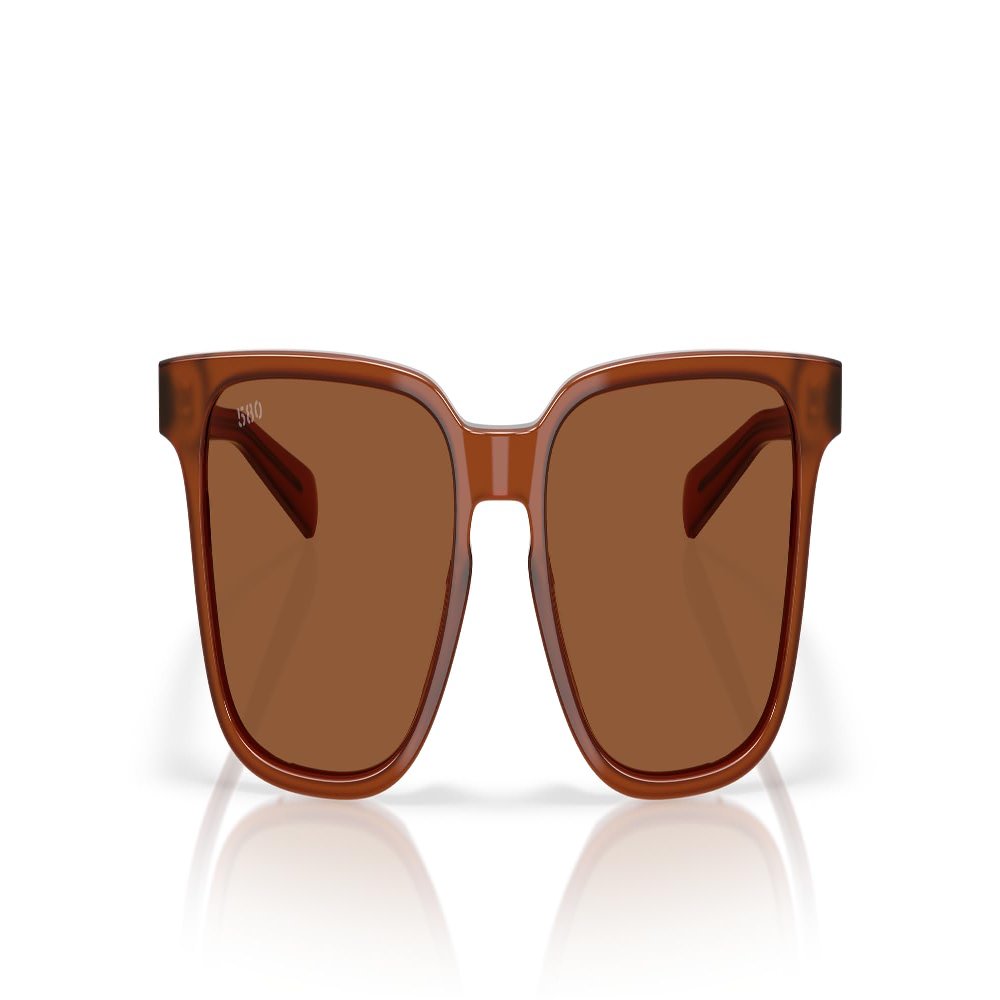 Costa Del Mar Kailano Sunglasses, Red Sands/Copper Polarized 580G, 53 mm