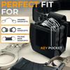 LUMERAM Heavy Duty Double Handcuff Pouch for Duty Belt - Perfect MOLLE Handcuff Case for Vest - Compatible with ASP/Hinged/Chain/Folding Rigid view 3