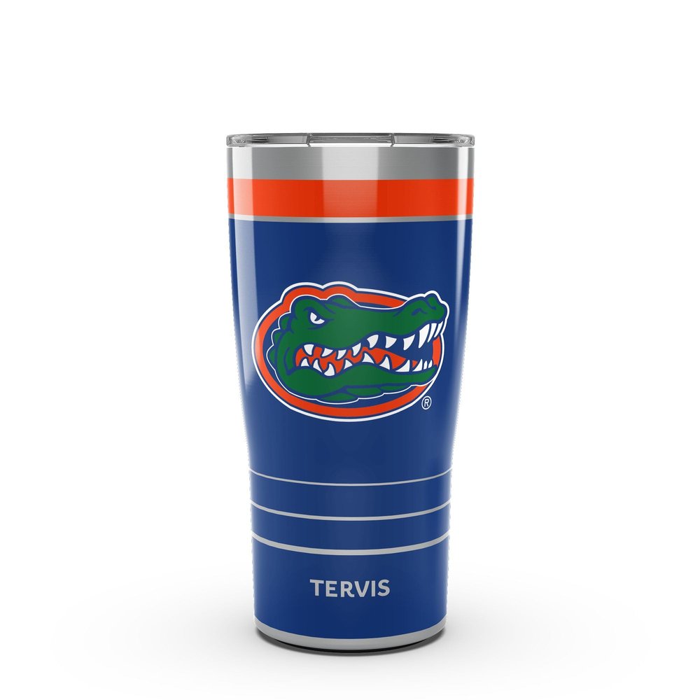 Tervis Traveler Florida Gators - MVP Triple Insulated Tumbler Travel Cup Keeps Drinks Cold & Hot, 20oz, Stainless Steel