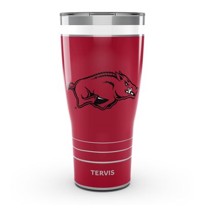 Tervis Traveler Arkansas Razorbacks - MVP Triple Insulated Tumbler Travel Cup Keeps Drinks Cold & Hot, 30oz, Stainless Steel
