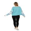 Blizzard Bay Women's 33 Degrees Pullover Sweater, Fairisle Snowflake-Iced Blue, X-Small view 3