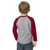 Little King NCAA Toddler Long Sleeve Raglan T Shirt-Team Logo-Florida State-Oxford/Garnet-3T view 2