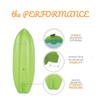 The Wave 6' Youth Kayak with Paddle. Designed for Stability and Safety, It's The Perfect Choice for Youth Ready to Conquer The Water (Lime, 2 Pack) view 3