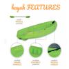 The Wave 6' Youth Kayak with Paddle. Designed for Stability and Safety, It's The Perfect Choice for Youth Ready to Conquer The Water (Lime, 2 Pack) view 4