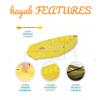 NineFit Basics The Wave 6' Youth Kayak with Paddle. Designed for Stability and Safety, It's The Perfect Choice for Youth Ready to Conquer The Water (Yellow, 2 Pack) view 4
