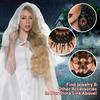 UNDERWRAPS Deluxe Cape with Hood - Halloween Capes with Hood for Adults (White Tulle Cape) view 4