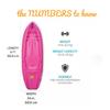 NineFit Basics The Wave 6' Youth Kayak with Paddle. Designed for Stability and Safety, It's The Perfect Choice for Youth Ready to Conquer The Water (Pink, 1 Pack) view 3