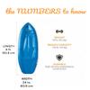 Generic The Wave 6' Youth Kayak with Paddle. Designed for Stability and Safety, It's The Perfect Choice for Youth Ready to Conquer The Water (Blue, 2 Pack) view 2