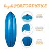 Generic The Wave 6' Youth Kayak with Paddle. Designed for Stability and Safety, It's The Perfect Choice for Youth Ready to Conquer The Water (Blue, 2 Pack) view 3