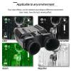 HMWOKPOT NV8000 Night Vision Goggles for Adults, 3D Head Mounted Night Vision Binoculars 8X Digital Zoom FHD Hands Free Nightvision Goggles for Helmet view 3