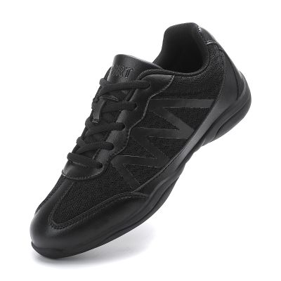 Kuikeiu Black Cheer Shoes Breathable Lightweight Cheerleading Shoes for Girls Youth Competition Athletic Training Big Kid Size 2.5