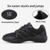 Kuikeiu Black Cheer Shoes Breathable Lightweight Cheerleading Shoes for Girls Youth Competition Athletic Training Big Kid Size 2.5 view 2