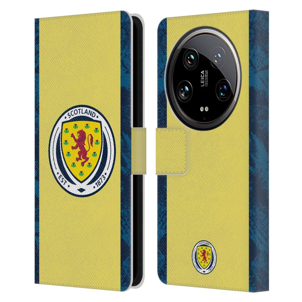 Head Case Designs Officially Licensed Scotland National Football Team 2020 Home Goalkeeper Kits Leather Book Wallet Case Cover Compatible with Xiaomi 14 Ultra
