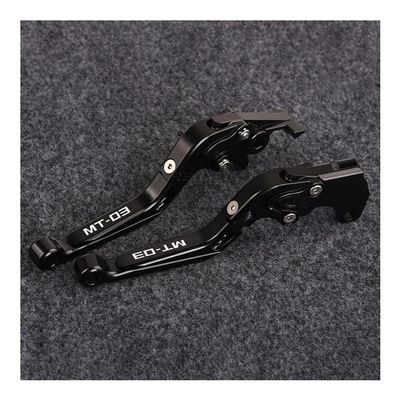 WUICSL Clutch Brake Lever for YA&MAHA MT03 2015 2016 2017 MT03 7/8" 22mm Motorcycle Accessories Adjustable Aluminum Folding Extendable Brake Clutch Levers Brake and Clutch Lever