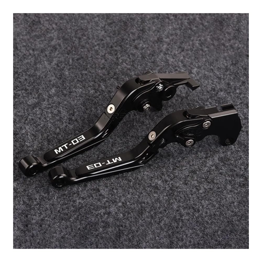 WUICSL Clutch Brake Lever for YA&MAHA MT03 2015 2016 2017 MT03 7/8" 22mm Motorcycle Accessories Adjustable Aluminum Folding Extendable Brake Clutch Levers Brake and Clutch Lever