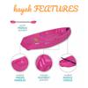 The Wave 6' Youth Kayak with Paddle. Designed for Stability and Safety, It's The Perfect Choice for Youth Ready to Conquer The Water (Pink, 2 Pack) view 4