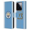 Head Case Designs Officially Licensed Manchester City Man City FC Home Kit 2023 Champions Leather Book Wallet Case Cover Compatible with Xiaomi 14 view 1