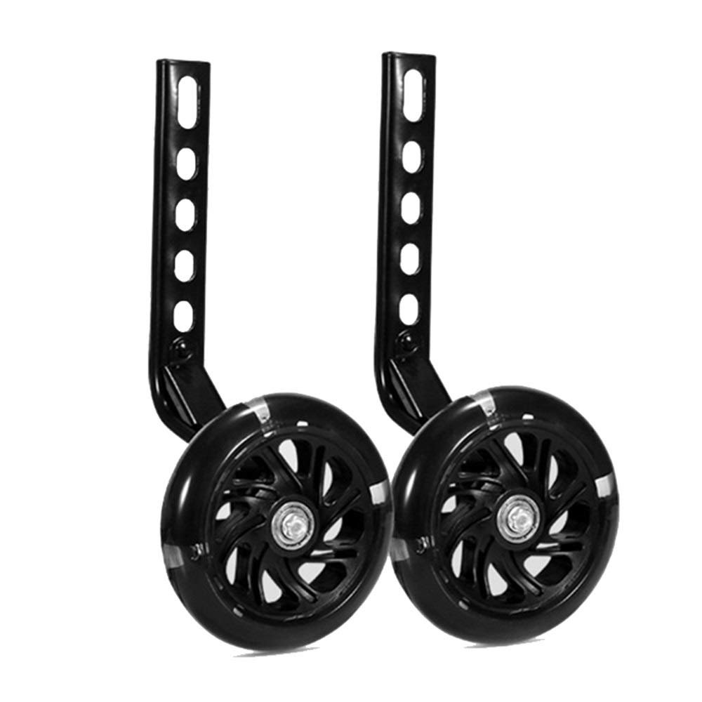 Bike Stabilisers Bicycle Stabilisers for Kids Cycle Children 12-20" Inch Training Wheels (Black 20")