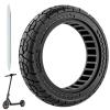 Cooryda 10X2.125 Off Road Tire for Electric Scooter Ninebot F20/F30/F40/F65, 10 inch Solid Rubber Tires for Front And Rear Solid Electric Scooter Tire Tubeless(Black 1pc) view 1