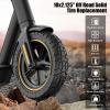 Cooryda 10X2.125 Off Road Tire for Electric Scooter Ninebot F20/F30/F40/F65, 10 inch Solid Rubber Tires for Front And Rear Solid Electric Scooter Tire Tubeless(Black 1pc) view 3