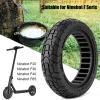 Cooryda 10X2.125 Off Road Tire for Electric Scooter Ninebot F20/F30/F40/F65, 10 inch Solid Rubber Tires for Front And Rear Solid Electric Scooter Tire Tubeless(Black 1pc) view 4