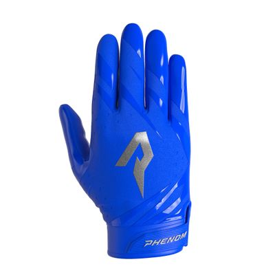 Phenom Elite VPS5 Adult Football Gloves - Team Colors (Purple, XX-Large)