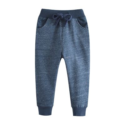Boys' Sweatpants Pull-on Jogger Toddler Boys Solid Color Elastic Waistband Casual Active Pants Fall Baby (Blue, 5 Years)