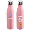 SMLIXE Personalized Custom Water Bottles 17oz 25 Pcs Stainless Steel Double Wall Insulated Leakproof Cups for Sports Outdoors With Colorful Text Logo Print in USA view 1