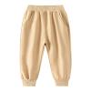 Toddler Baby Boy Girl Sweatpants Athletic Pants Solid Color Pull On Jogger Pants Infant Fall Toddler (Khaki, 2-3 Years) view 1
