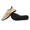 Water Shoes for Women Men Quick-Dry Barefoot Water Sports Shoes Taupe and Yellow Sport Beach Swim Shoes view 2