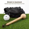 Baseball Glove Mallet Hammer, Baseball Softball Glove Shaping Mallet, One-Piece Glove Mallet, Wooden Baseball Glove Mallet, Softball Glove Mallet, Solid Construction, For Breaking In Glove view 2