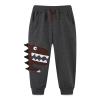Toddler Boys Sweatpants Drawstring Elastic Trousers Kids Dinosaur Sport Jogger Pants Cotton Athletic Fall (A, 5-6 Years) view 1