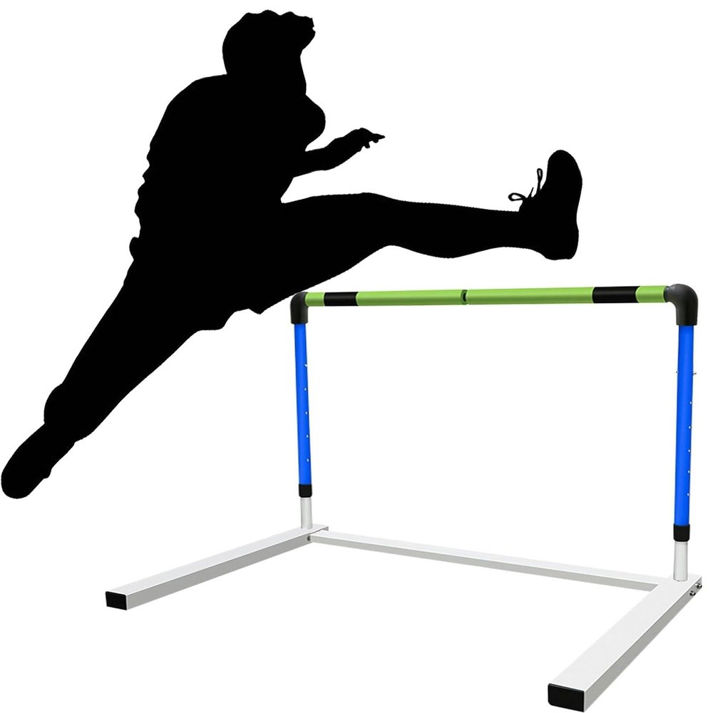 HDYZJQ 30in - 42in Height Speed Hurdles for Agility Training, Adjustable Track & Field Hurdles Pole/Jumping Training Equipment, Foam & Metal Practice Hurdles for Athletes