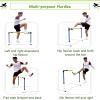 HDYZJQ 30in - 42in Height Speed Hurdles for Agility Training, Adjustable Track & Field Hurdles Pole/Jumping Training Equipment, Foam & Metal Practice Hurdles for Athletes view 2