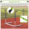 HDYZJQ 30in - 42in Height Speed Hurdles for Agility Training, Adjustable Track & Field Hurdles Pole/Jumping Training Equipment, Foam & Metal Practice Hurdles for Athletes view 4