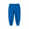 Toddlers Boys Sweatpants Baby Cotton Pull On Jogger Pants for Kids Elastic Waist Stretch Pants Girl (Blue, 4-5 Years) view 1